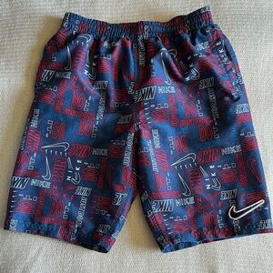 Nike Kids' Dynamic Blue and Red Shorts